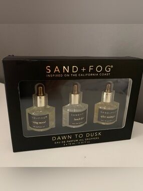 Sand + Fog Dawn to Dusk Perfume Oil Set 3x0.33oz EDP Discovery Set